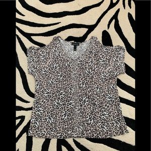 INC Leopard Top